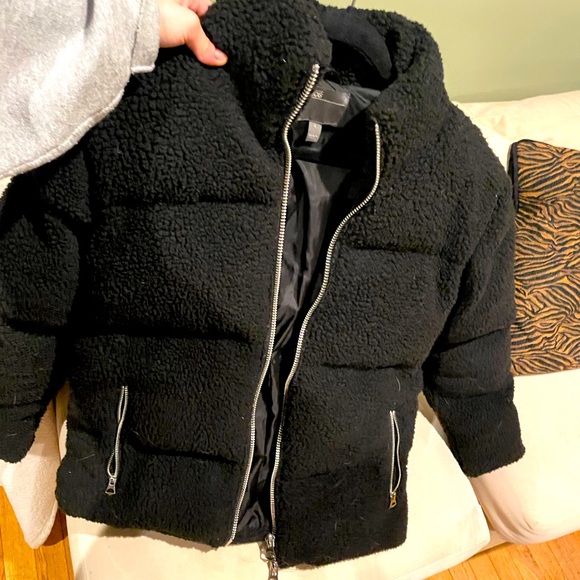 ASOS Jackets & Blazers - Black Asos Teddy Jacket